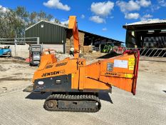 Jensen A530T Diesel Tracked Woodchipper, Runs Drives And Chips, Showing A Low 2669 Hours! *PLUS VAT*