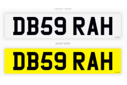 PRIVATE REGISTRATION "DB59 RAH" *NO VAT*