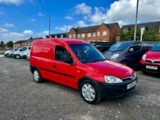 2006 VAUXHALL COMBO 1700 CDTI 16V RED PANEL VAN *NO VAT*