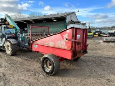 Armstrong & Holmes High Tip Single Axle Tipping Trailer *PLUS VAT*