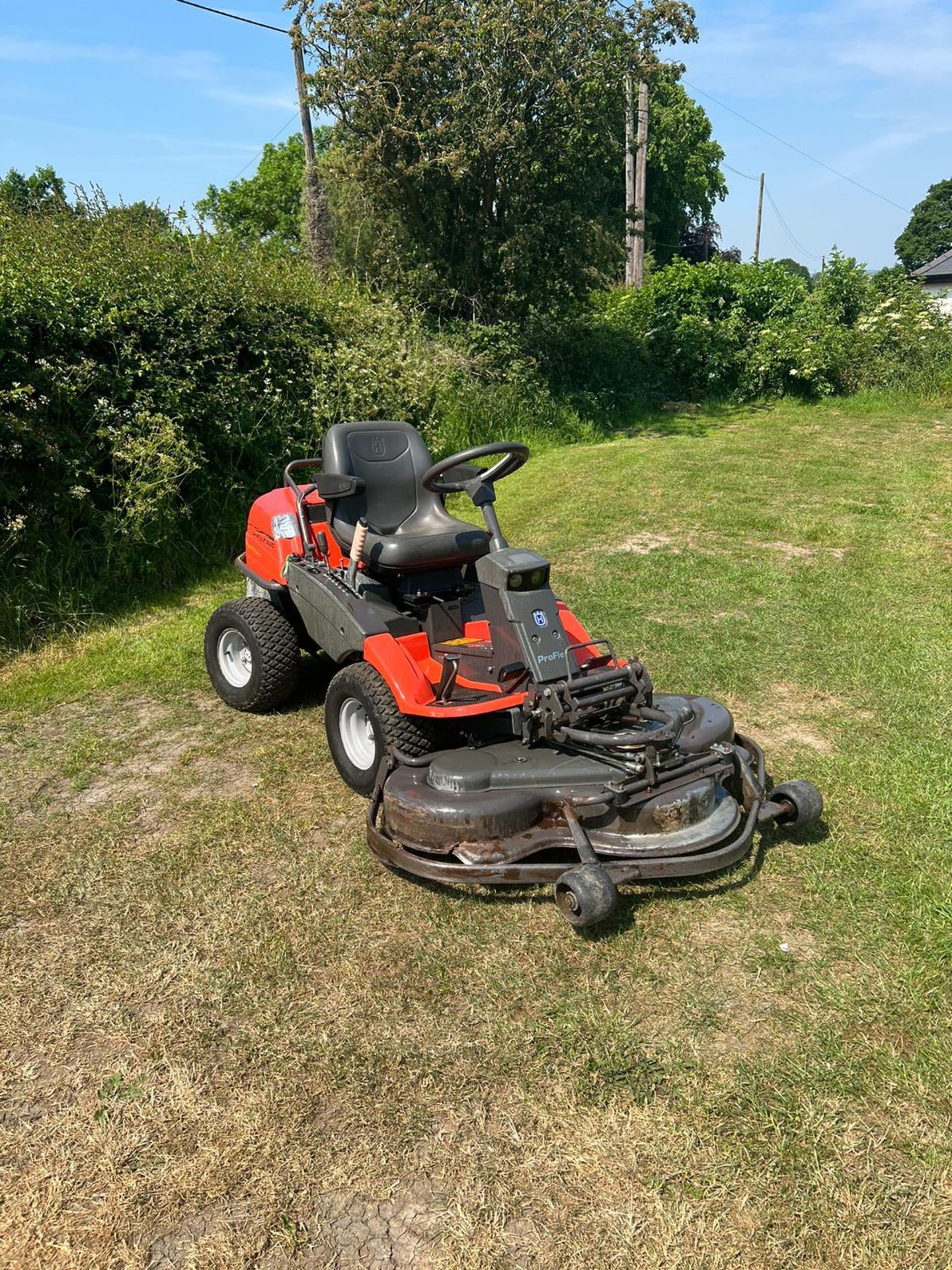 husqvarna rider proflex 21 awd Ride on lawn mower *NO VAT* - Image 5 of 8