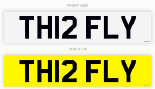PRIVATE REGISTRATION "TH12 FLY" *NO VAT*