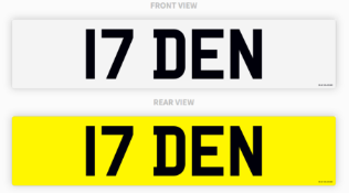 PRIVATE REGISTRATION "17 DEN" *NO VAT*