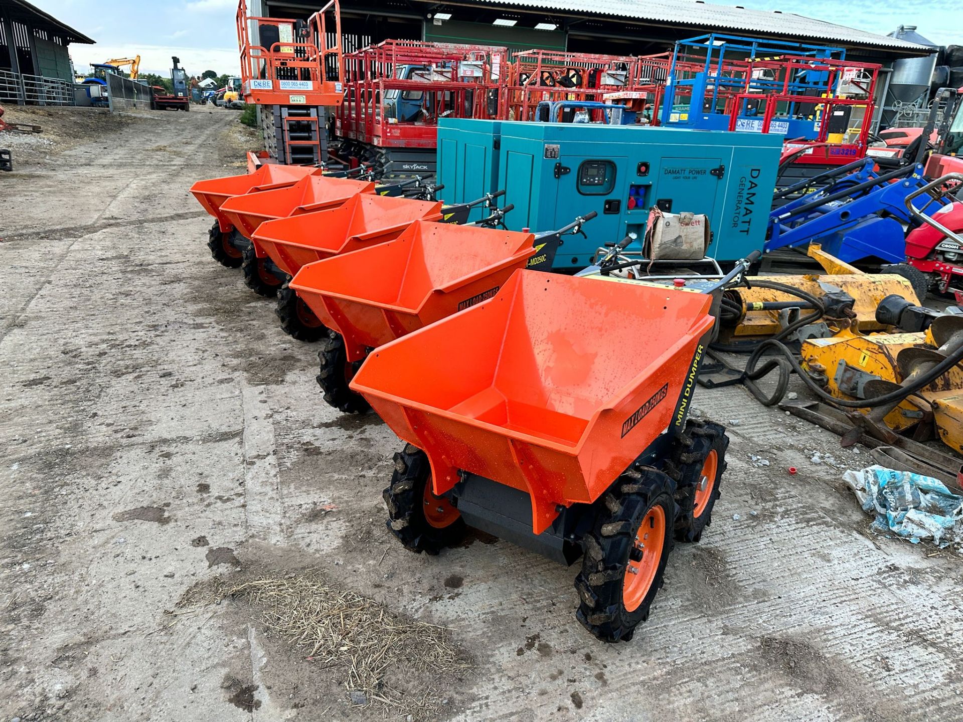 UNUSED KONSTANT 4x4 PEDESTRIAN COMPACT DUMPER *PLUS VAT* - Image 4 of 13