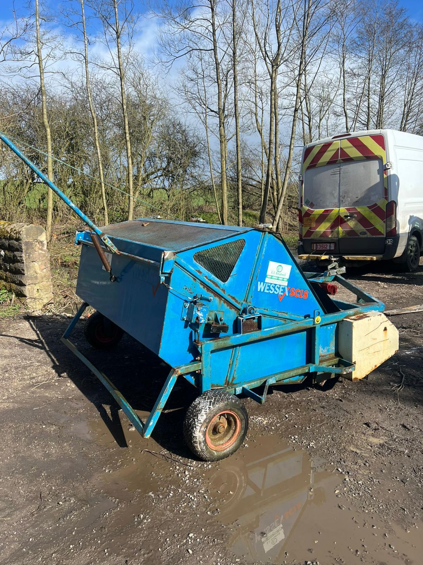 WESSEX SC18 TOW BEHIND PTO SWEEPER COLLECTOR *PLUS VAT* - Image 5 of 9