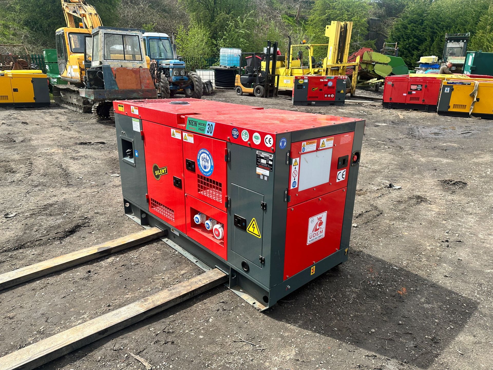 New/Unused 30KvA Diesel Sound Proof Generator *PLUS VAT* - Image 3 of 11