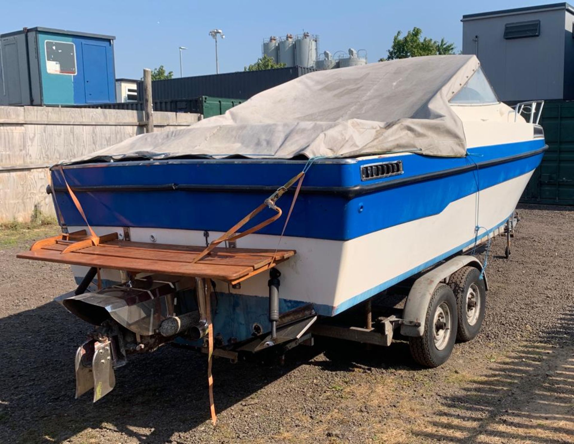 Stewart StephenÕ 21ft Motor Cruiser, Chevy V8 Jet Driven Inboard Engine C/W Trailer *NO VAT* - Bild 3 aus 17