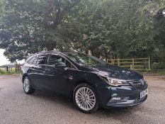 2016/66 REG VAUXHALL ASTRA ELITE NAV CDTI 2.2 1.6 DIESEL MANUAL ESTATE, SHOWING 2 FORMER KEEPERS