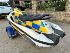 YAMAHA XA800A-B 800CC JET SKI WITH SINGLE AXLE TRAILER *PLUS VAT*