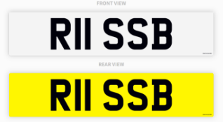 PRIVATE REGISTRATION "R11 SSB" *NO VAT*