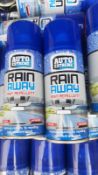 Rain Away auto extreme 200ml cans x 20 all new and sealed *NO VAT*