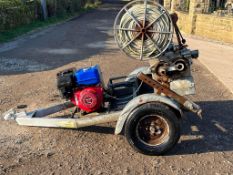 CABLE WINCH WITH HONDA ENGINE *PLUS VAT*