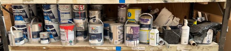 large quantity of PAINT TO SHELF No 278 as pictured