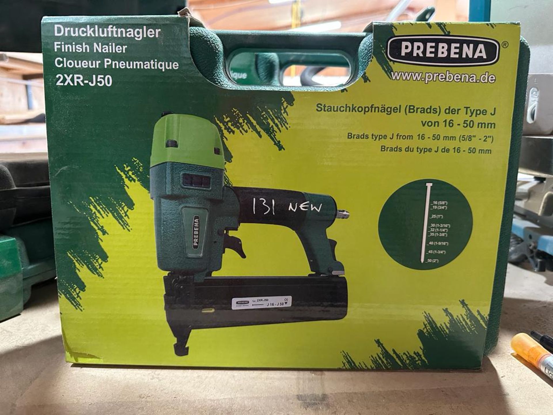 BRAND NEW PREBENA AIR FINISHING NAILER