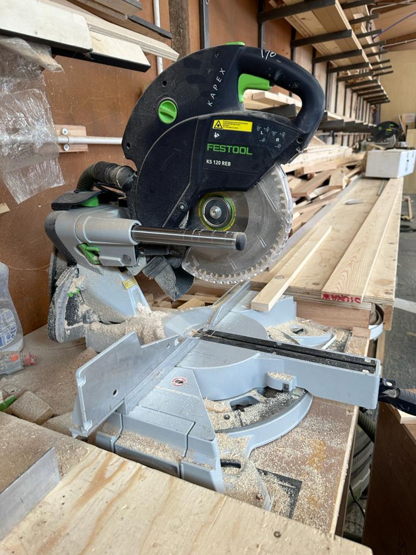 FESTOOL KS 120 REB SLIDING COMPOUND MITRE SAW #170