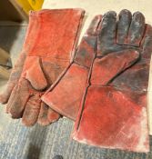 2 PAIRS of LEATHER WELDING GLOVES