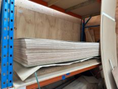 PLYWOOD SHEETS AS PICTURED SHELF 309