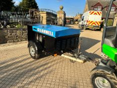 CLEANWELL SINGLE AXLE TOWBEHIND DIESEL STEAM CLEANER/JET WASHER *PLUS VAT*