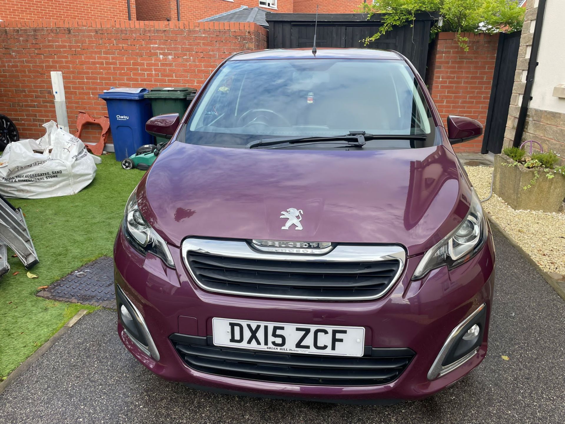 2015 PEUGEOT 108 ALLURE PURPLE HATCHBACK *NO VAT* - Image 5 of 12