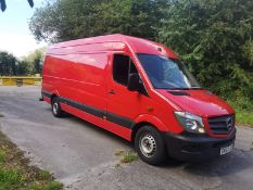 2013 MERCEDES-BENZ SPRINTER 310 CDI RED PANEL VAN *NO VAT*