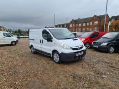 2007 VAUXHALL VIVARO 2900 CDTI SWB WHITE PANEL VAN *NO VAT*