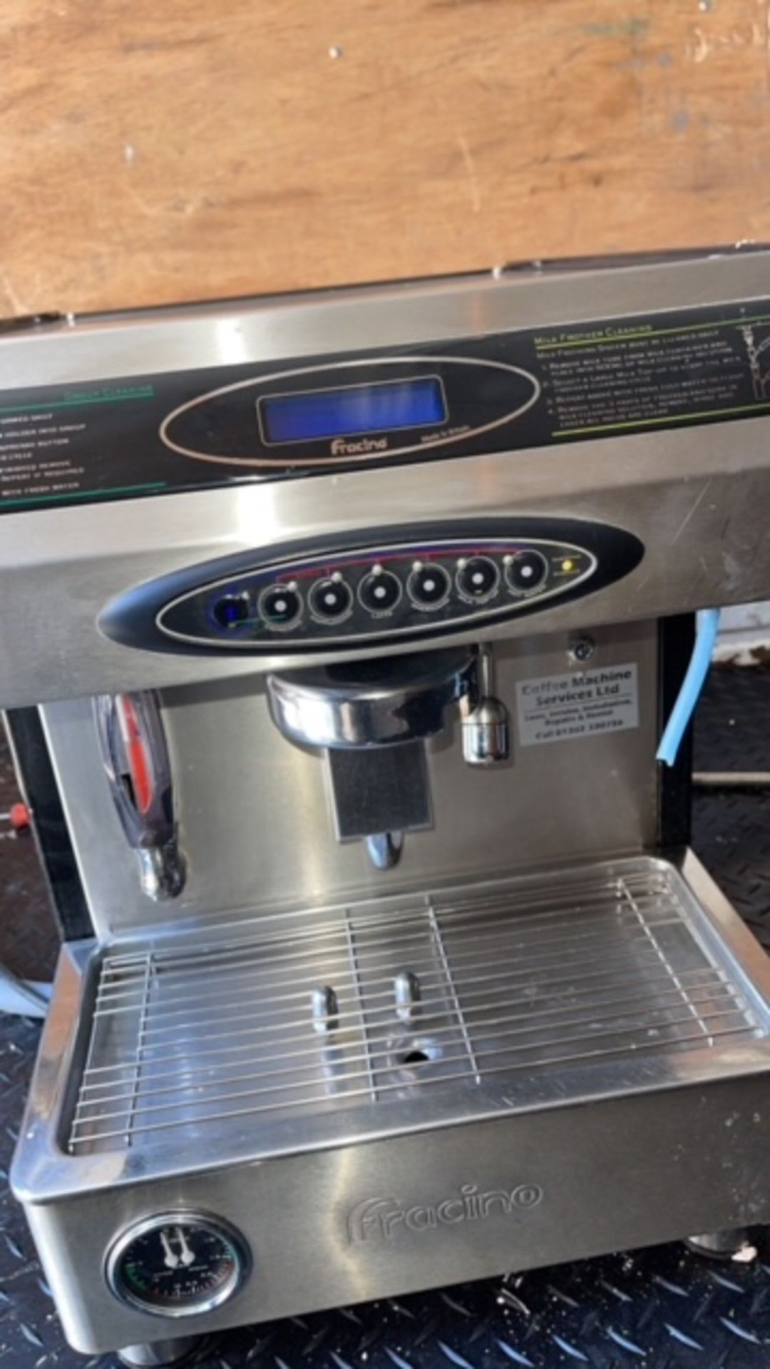 Fracino 1 Group Coffee Machine *NO VAT* - Image 2 of 2