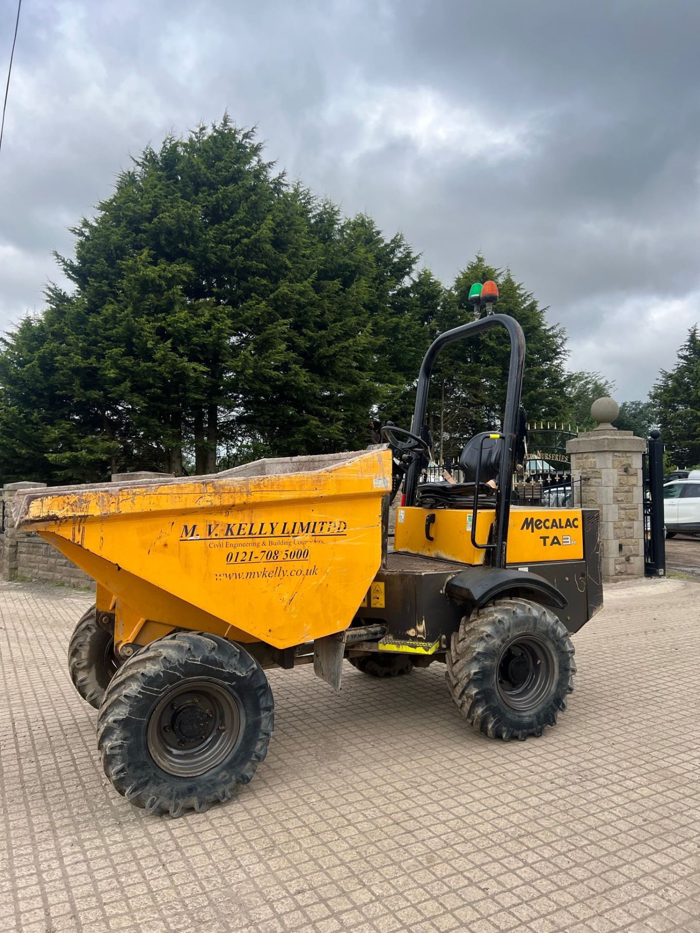 2019 MECALAC TA3H 3 TON DUMPER *PLUS VAT* - Image 7 of 9