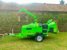 GREENMECH WOODCHIPPER, YEAR 2015, 190MM CHIPPING CAPACITY, ARBORIST 190, ONLY 275 HOURS *PLUS VAT*