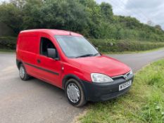 2009/09 REG VAUXHALL COMBO 1700 CDTI 1.2 DIESEL MANUAL PANEL VAN, SHOWING 0 FORMER KEEPERS *NO VAT*