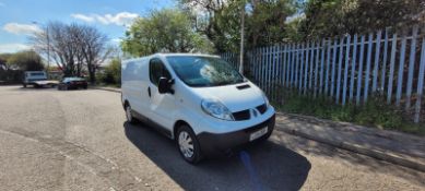 2014 RENAULT TRAFIC SL27 DCI WHITE PANEL VAN REDUCED RESERVE & NO VAT