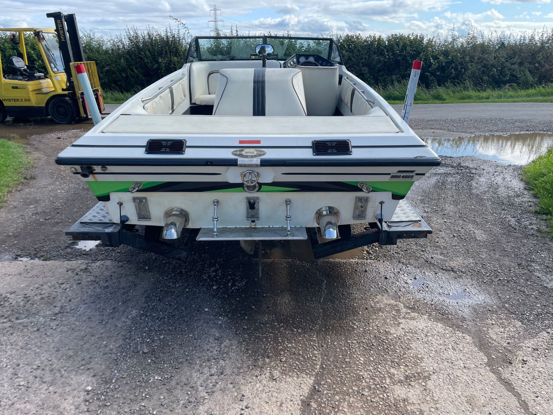 SUPRA BOAT, C/W TRAILER, RUNS AND WORKS ON LPG GAS *NO VAT* - Image 5 of 12
