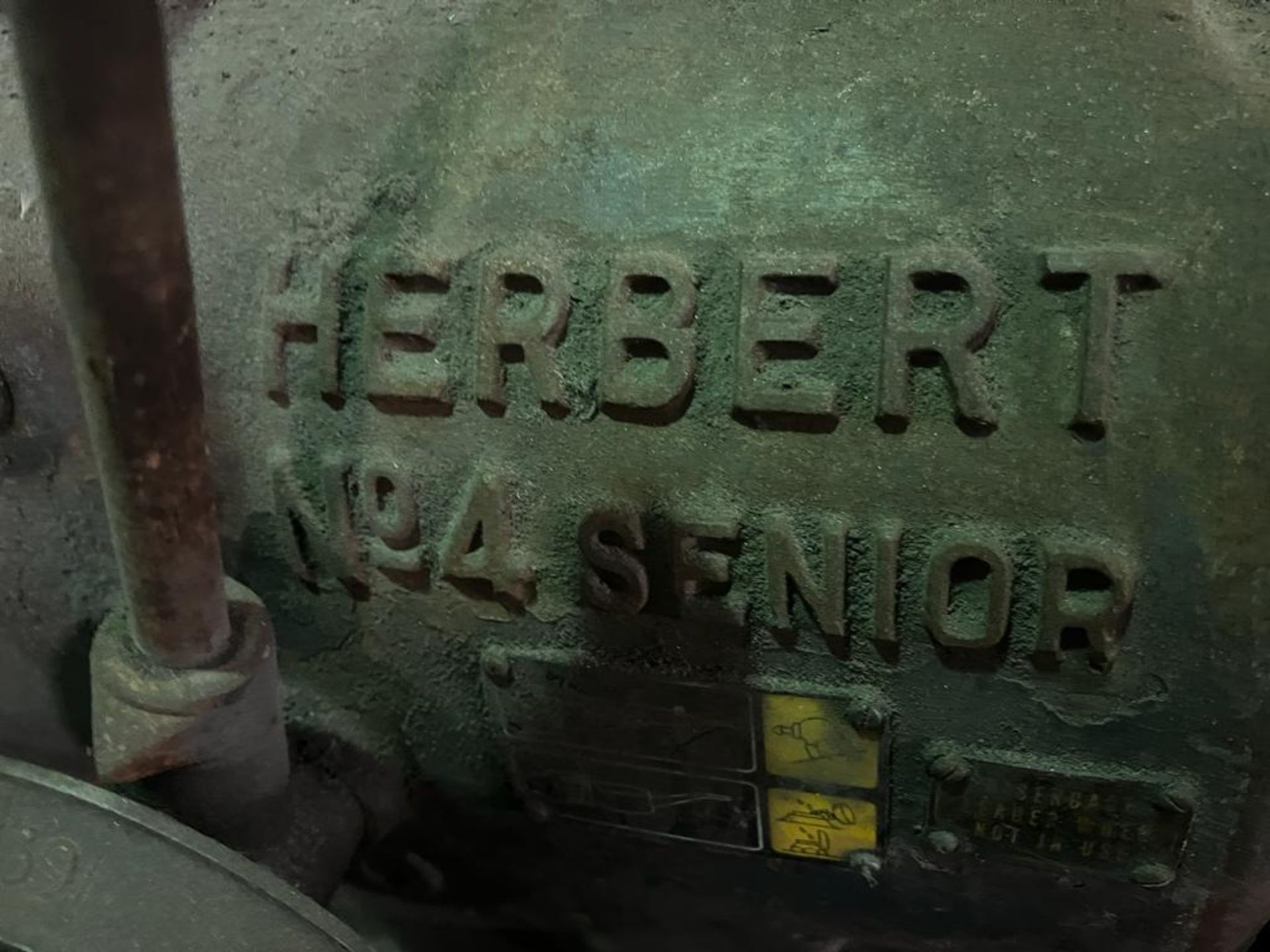 HERBERT No 4 SENIOR LATHE AND TOOLING AS PICTURED *NO VAT* - Image 2 of 4