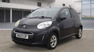 2013 CITROEN C1 CONNEXION BLACK HATCHBACK *NO VAT*