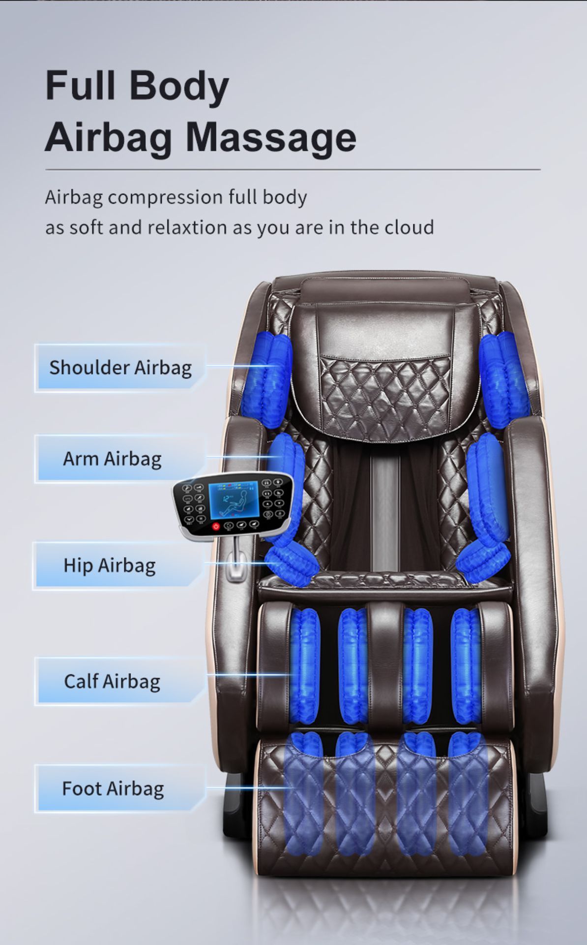 ACM - Brand New in Box Iris Full Body SL Track 4D Luxury Shiatsu Zero Gravity Massage Chair *NO VAT* - Image 3 of 10