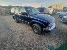 2000 CHEVROLET GMC BLAZER V6 AUTO BLUE SUV *NO VAT*