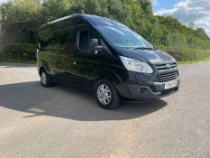 2014 FORD TRANSIT CUSTOM 290 LTD E-TECH BLACK 6 SEATER CREW CAB PANEL VAN *PLUS VAT*