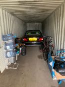 Contents of shipping container. INC Jaguar X Type & Carrera Bike *NO VAT*