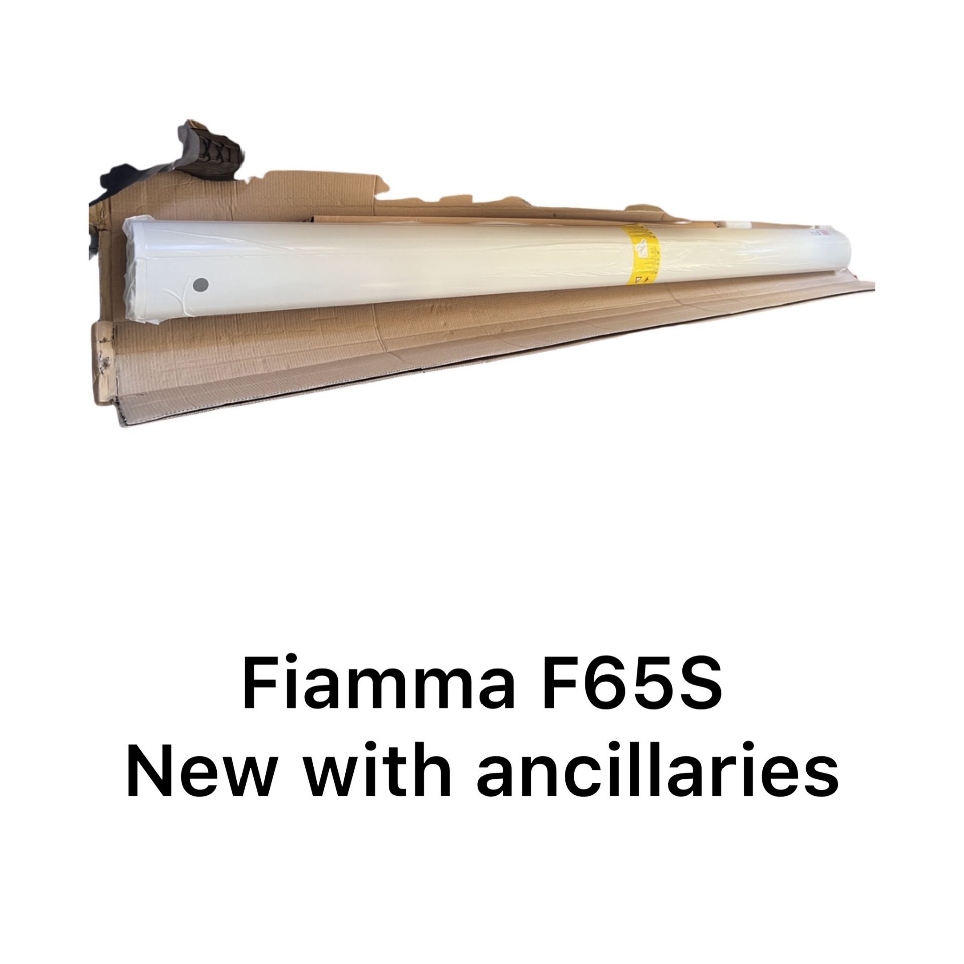 Fiamma F65S white cassette canvas colour deluxe grey *NO VAT* - Image 3 of 4