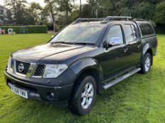 2009 NISSAN NAVARA OUTLAW D40 PICKUP WITH CARRYBOY TOP, TOWBAR 6SP AIR CON