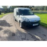 2018/18 REG VAUXHALL COMBO 2000 CDTI 1.6 DIESEL WHITE PANEL VAN, SHOWING 0 FORMER KEEPERS *NO VAT*