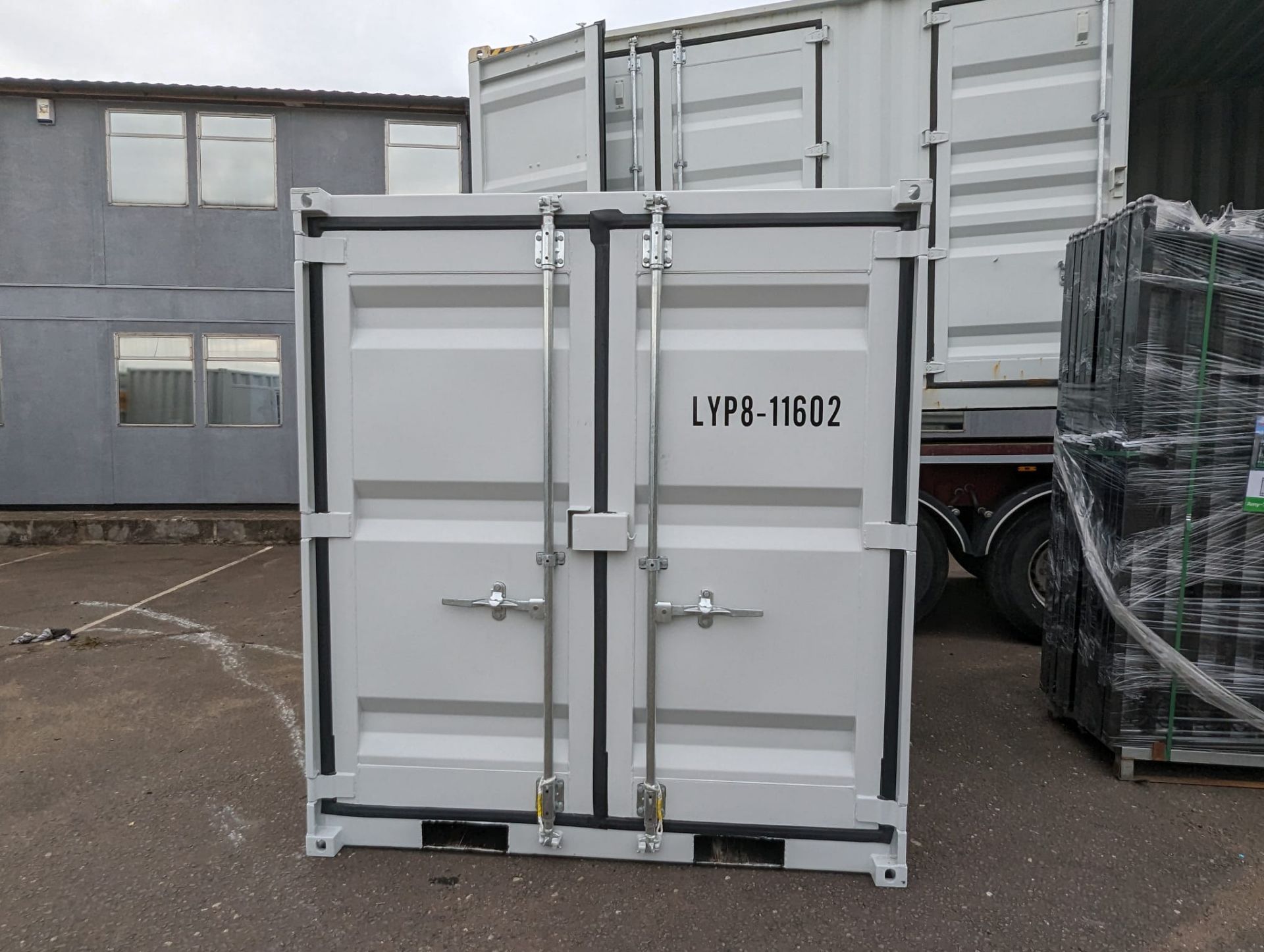 Unused 8ft Container with Side Door & Window - Image 2 of 2