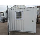 Unused 9ft Container with Side Door & Window