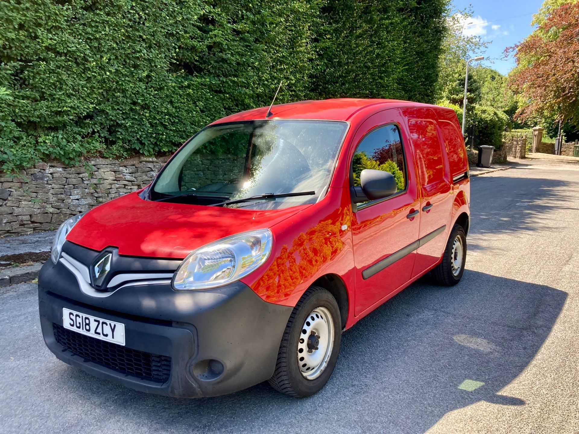 2018/18 REG RENAULT KANGOO ML19 BUSINESS ENERGY DCI RED PANEL VAN, SHOWING 1 FORMER KEEPER *NO VAT* - Image 2 of 12