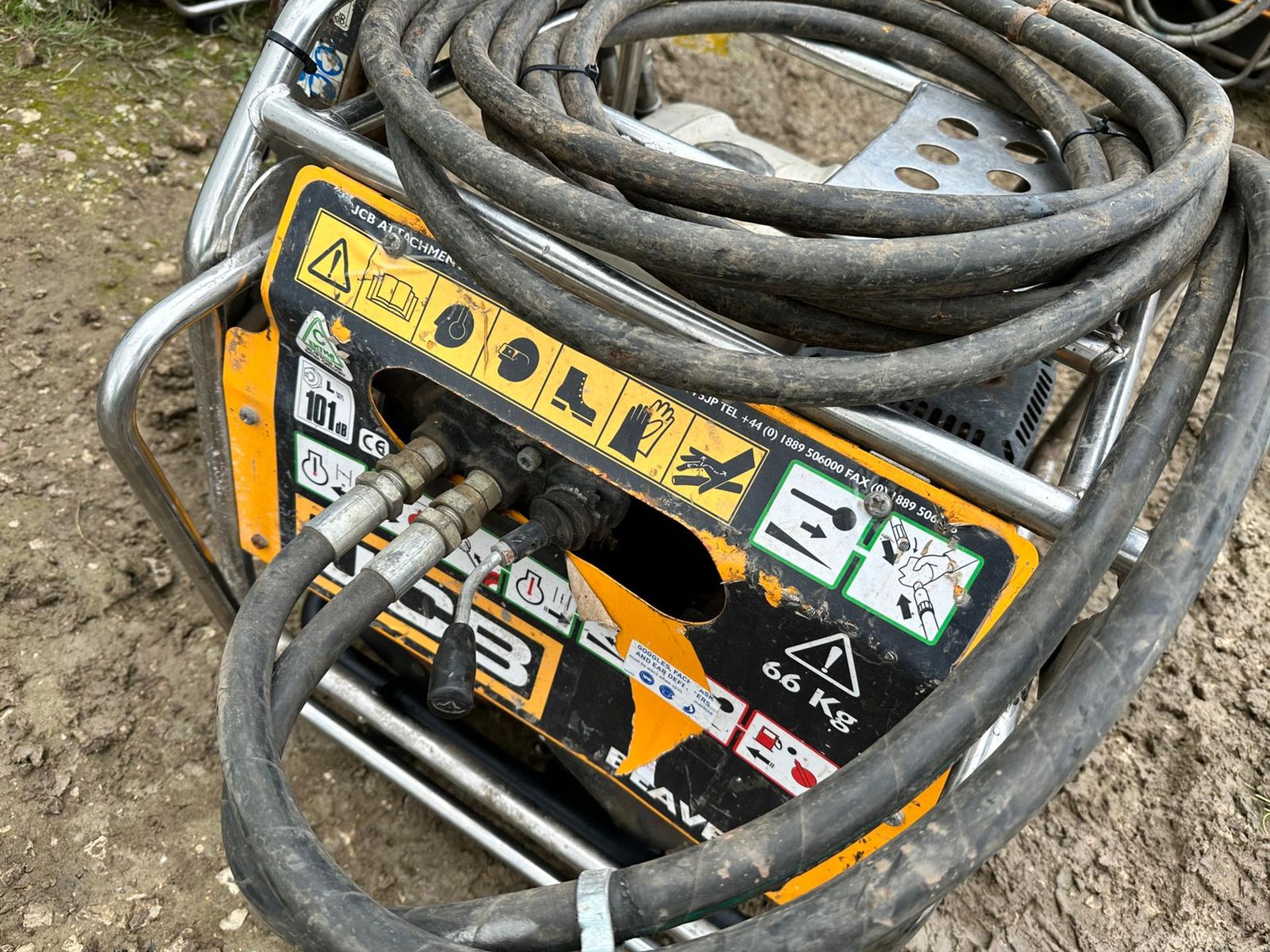 2016 JCB BEAVER HYDRAULIC POWER PACK WITH HOSES AND BREAKER *PLUS VAT* - Image 7 of 8