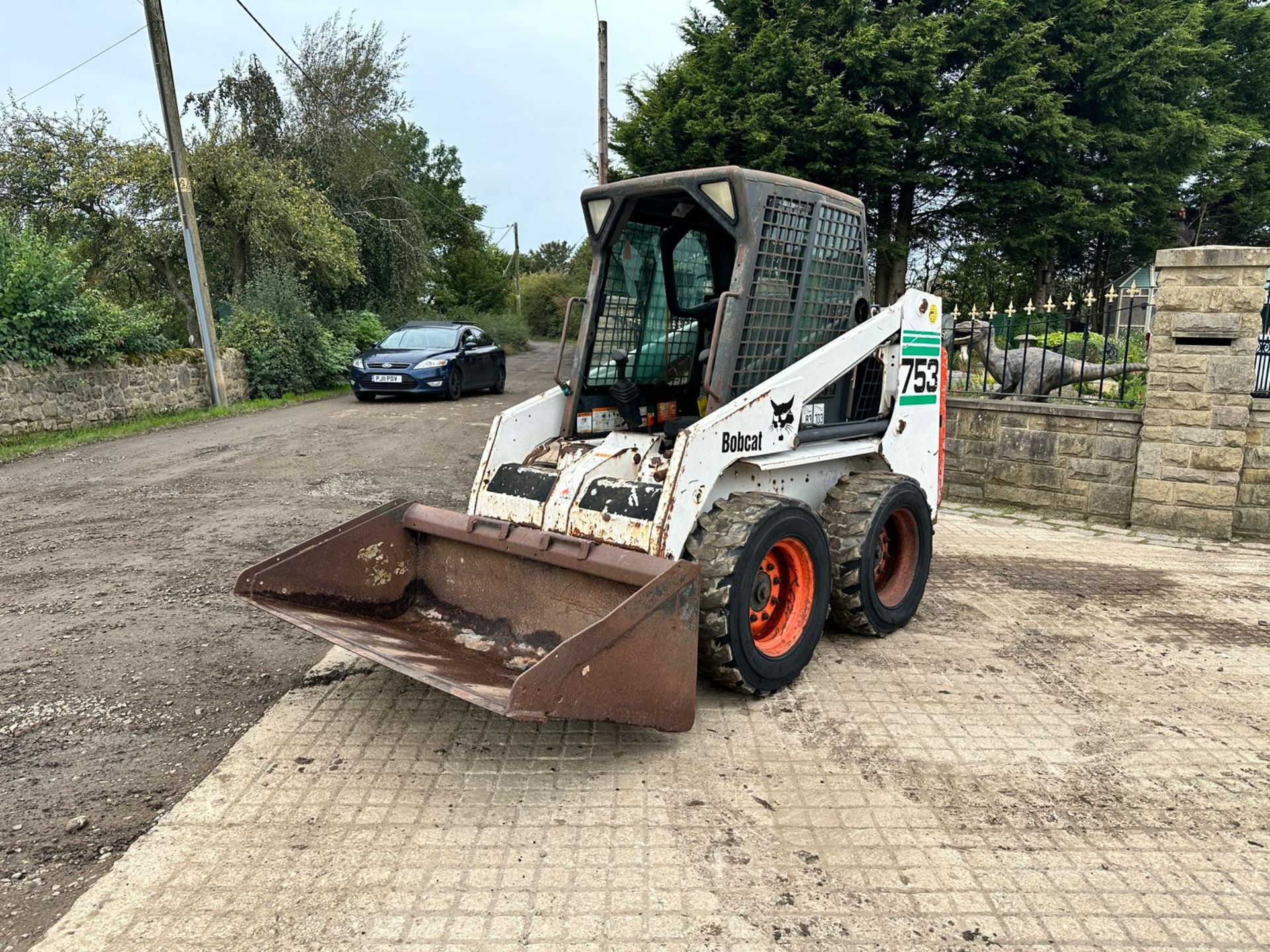 BOBCAT 753 WHEELED SKIDSTEER LOADER WITH BUCKET *PLUS VAT* - Bild 4 aus 16