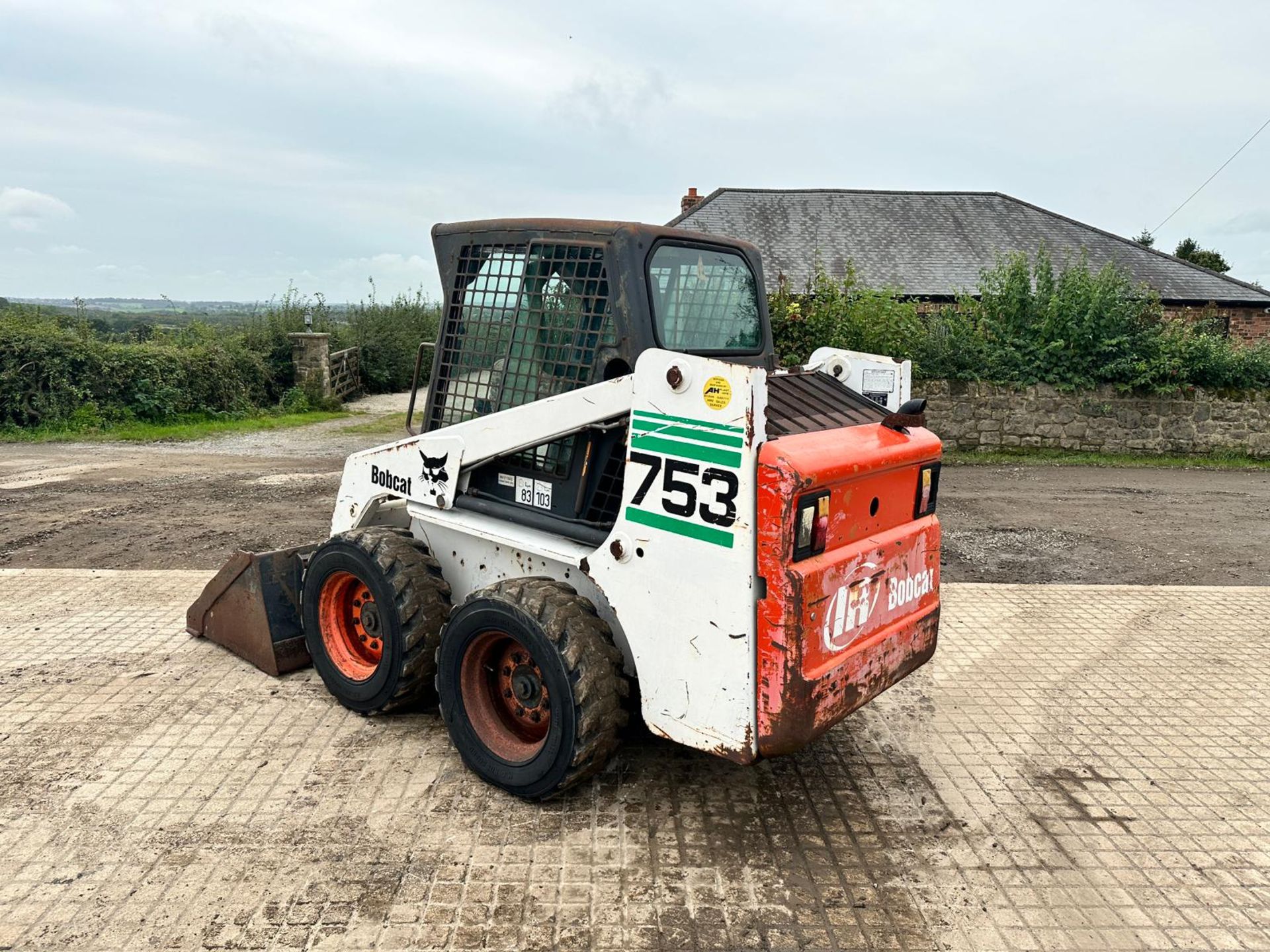 BOBCAT 753 WHEELED SKIDSTEER LOADER WITH BUCKET *PLUS VAT* - Bild 6 aus 16