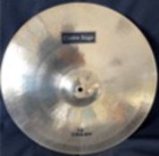 18" hand hammered crash cymbal, brass/zinc alloy