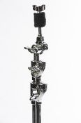 3 x Heavy Duty Straight cymbal stand. Double braced and locked legs, triple section stand