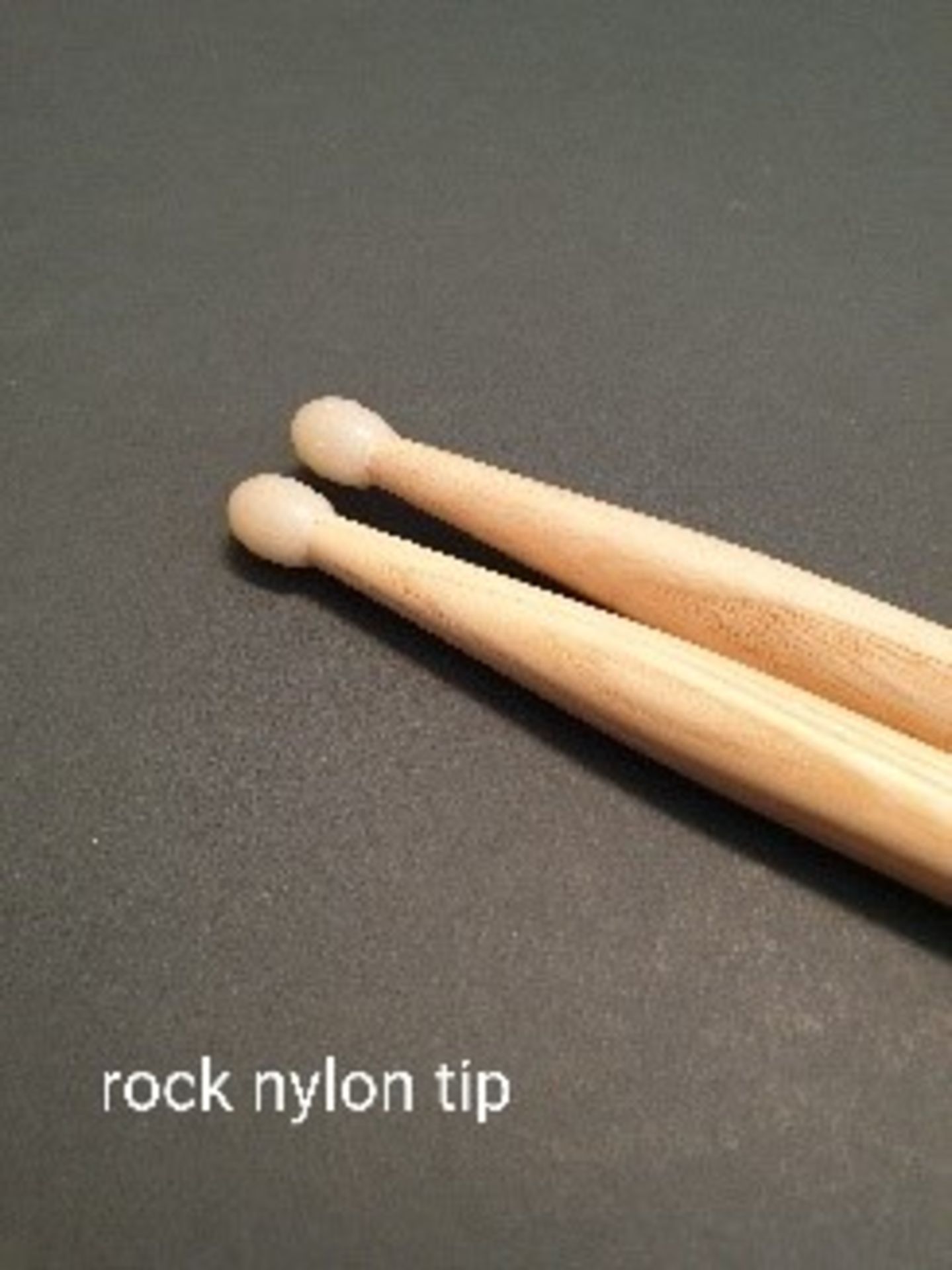 12 pairs size"ROCK" nylon tipped American Hickory drumsticks