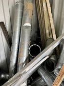 Container Contents Job Lot ventilation duct pipes and fittings - everything within the container